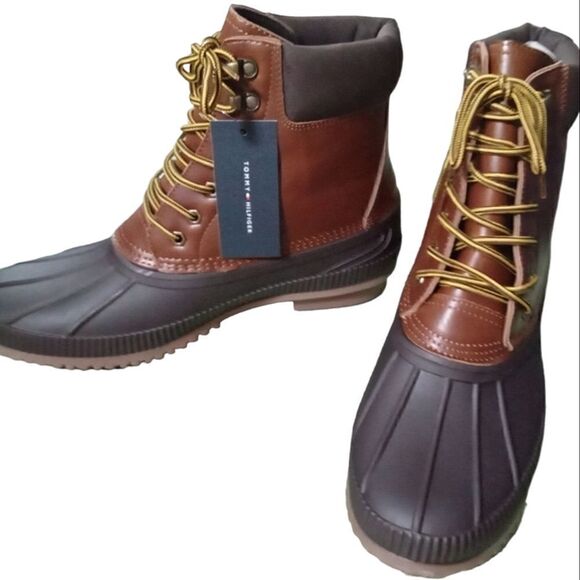 Tommy Hilfiger Men\'s Colins2 Shearling Boot Size 13M Brown Multi Water Resistant main image 9
